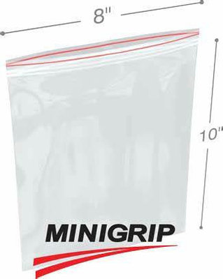 10X8 LIGHT MINI GRIP BAGS